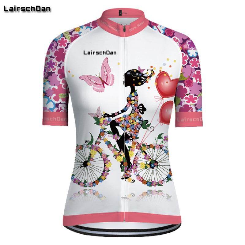 pink cycle jersey