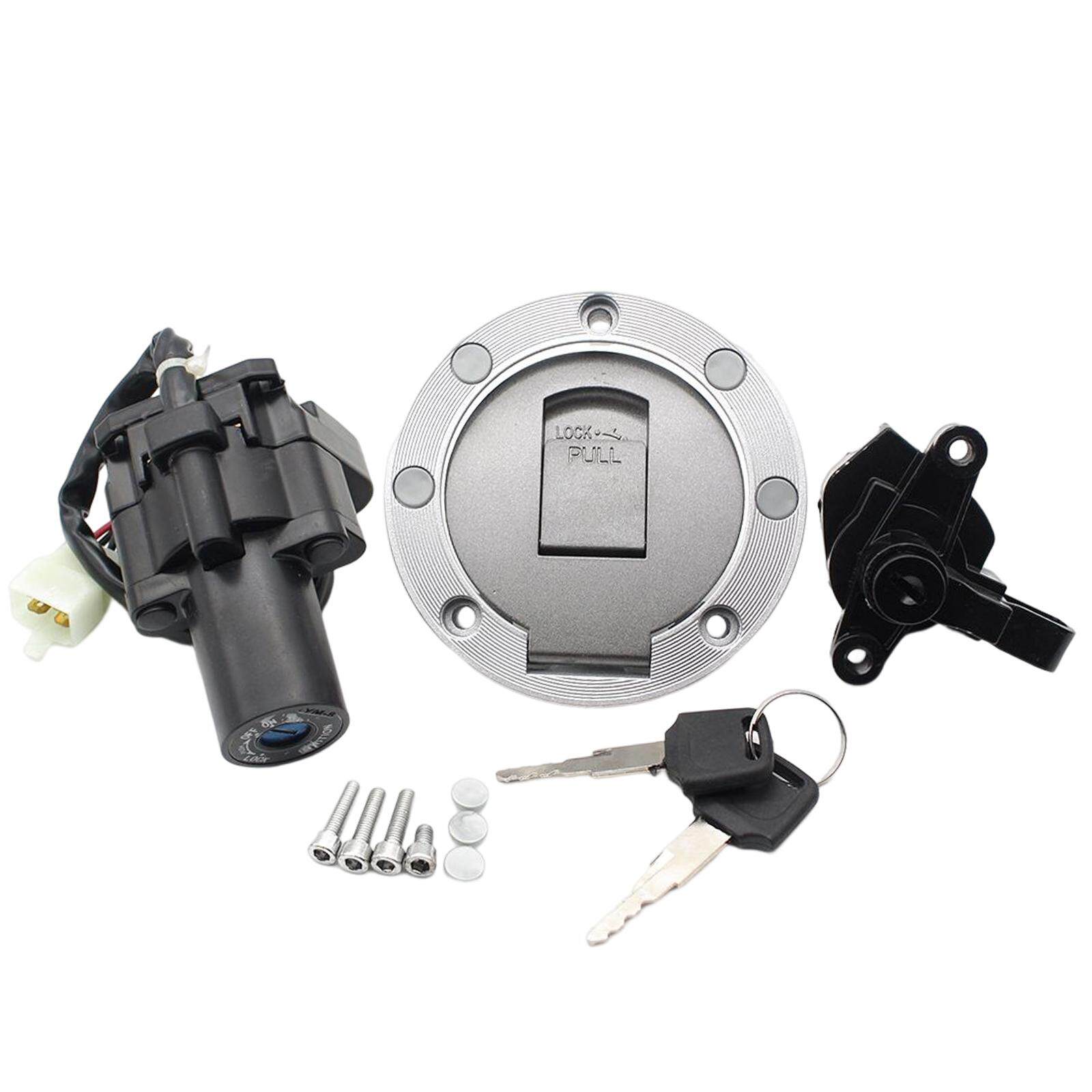 Sturdy Gas Fuel Tank Cap Cover with Keys for Yamaha XJR400 1993-2002 XJR1200 1994-1998 Assembly Parts Modification