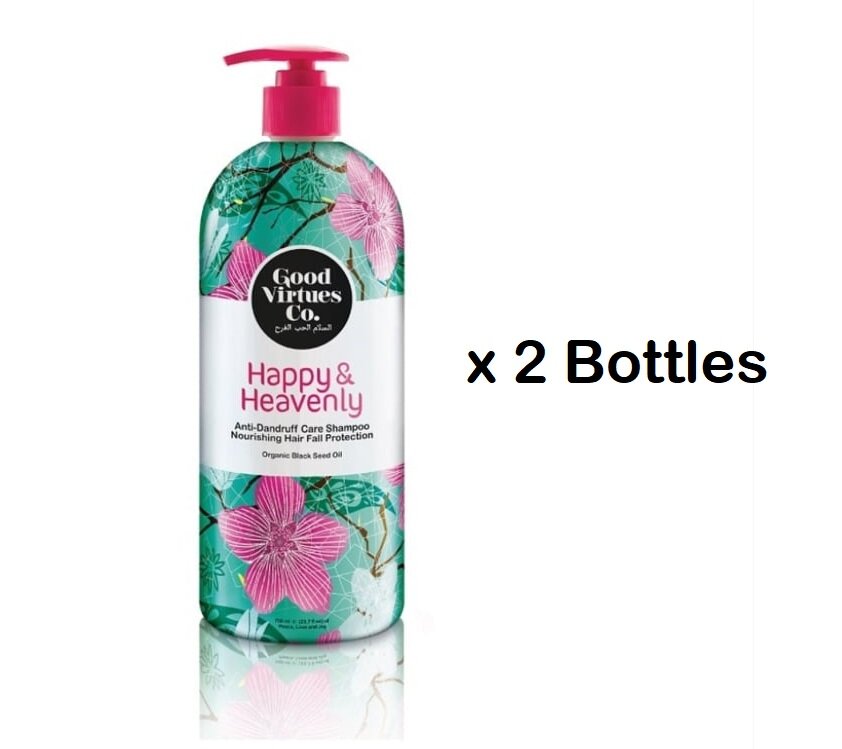 Gambar GOOD VIRTUES CO Anti Dandruff Care Shampoo (700ml x 2 Bottles)
