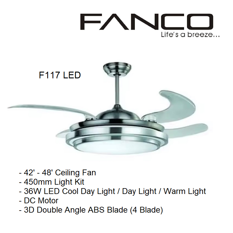 Fanco Ceiling Fan With Light Malaysia Shelly Lighting