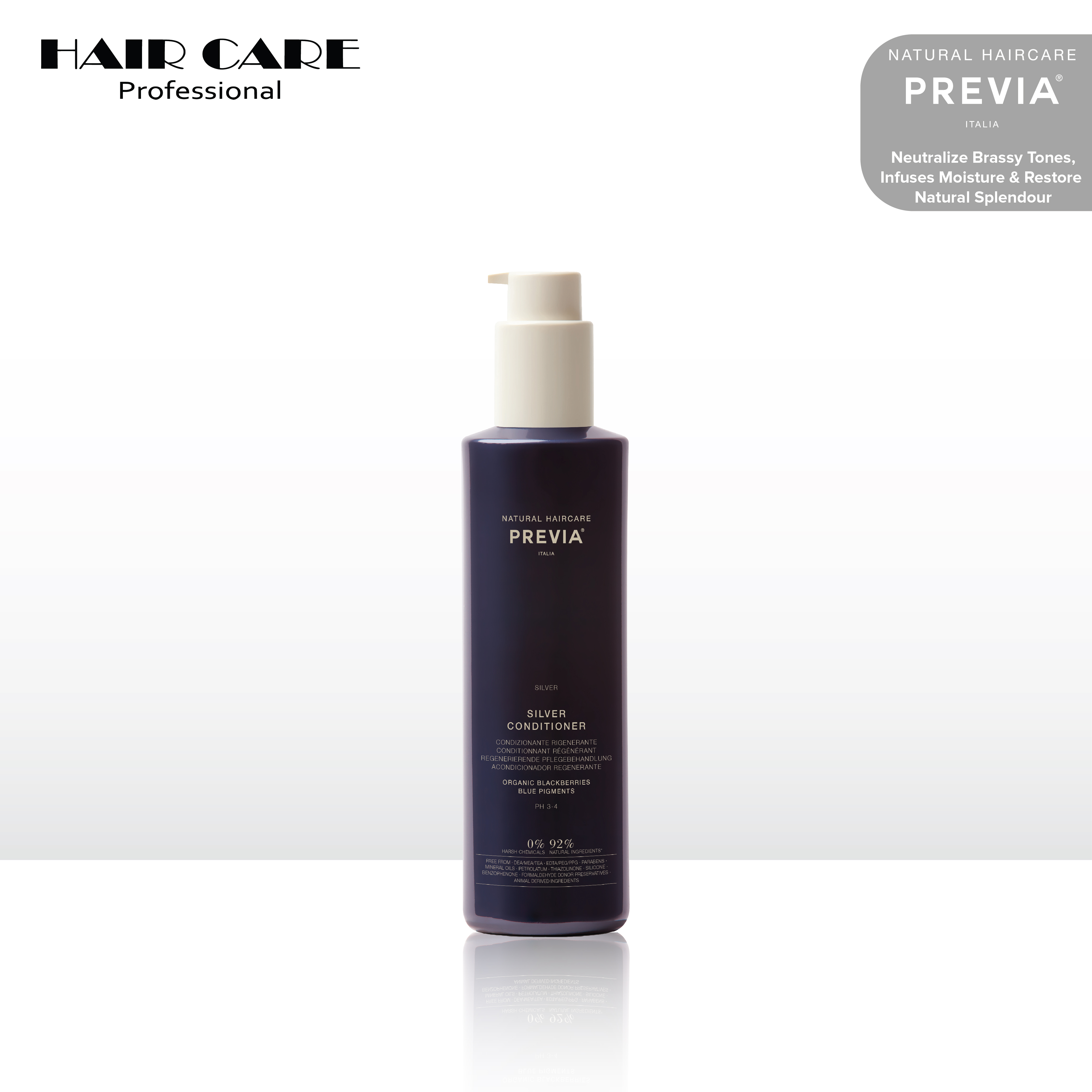 Gambar Previa Silver Conditioner 250ml   For remove unwanted yellow and orange shades
