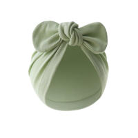 Cute Bows Baby Hat Bunny Ears Newborn Caps Beanie Soft Baby Boys Girls Hat Turban Infant Toddler Indian Cap Bonnet Headwrap