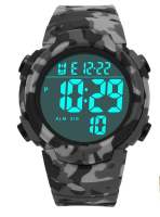 SYNOKE Mens Luxury 50M Waterproof Digital Military Watch Luminous Multifunction Watch LED Sports Mens Watch