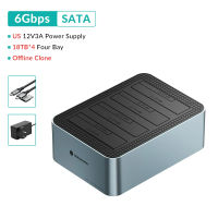 Yottamaster 4/5 Bay USB C HDD Docking Station SATA to USB 3.0 Adapter Hard Drive Enclosure Dock Station  with Offline Clone for SATA 2.5″ 3.5″ SSD HDD