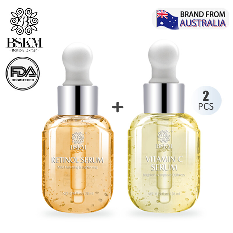 Gambar ?Fast Shipping?BSKM 28ml Facial Serum Retinol Serum Vitamin C Serum Lifting Firming Reducing Fine Lines Facial Essence Skincare for Face