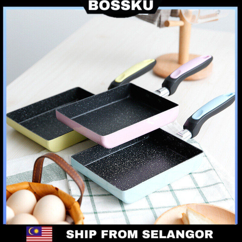 Gambar BOSSKU Square Pan Non Stick Tamago Egg Frying Pan ???????