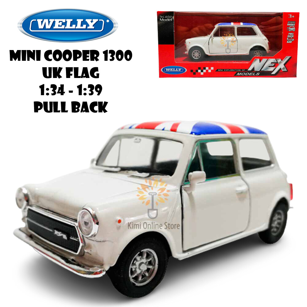 Welly NEX 1:43 MINI COOPER S British flag Mini Car Display Miniature Car 