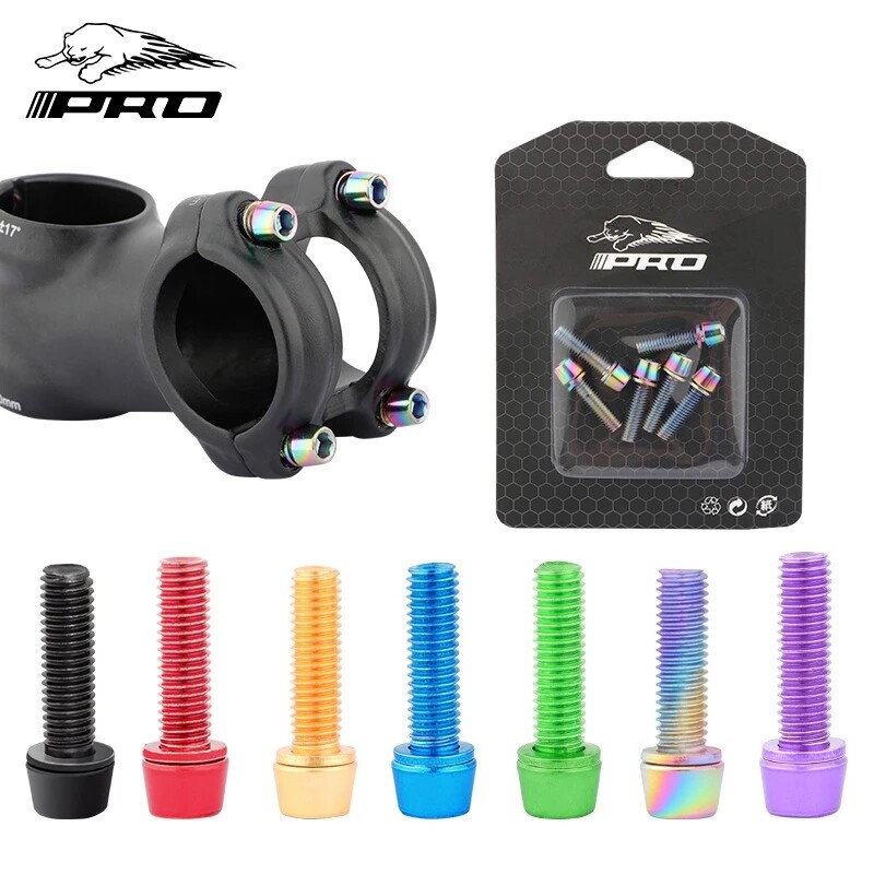 Vít ghi đông xe đạp vít màu thép không gỉ vít ghi đông xe đạp m5 * 18mm vít phanh xe đạp m6x18mm vít tay quay