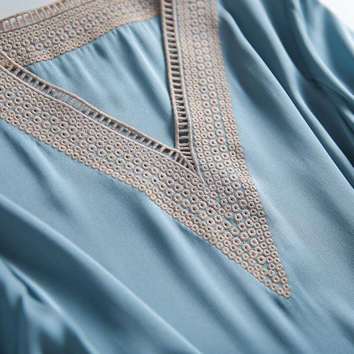 Đầm Ngắn Tay Alisa Sonya Cho Nữ, Dáng Chữ A, Cổ Chữ V, Dáng Ôm, Có Thắt Lưng, Thanh Lịch