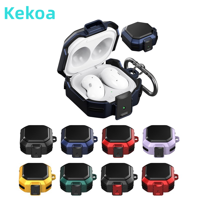 Vỏ giáp cho samsung galaxy buds live/pro/2 khóa an toàn samsung galaxy pro buds ốp bảo vệ cho samsung buds 2 ốp