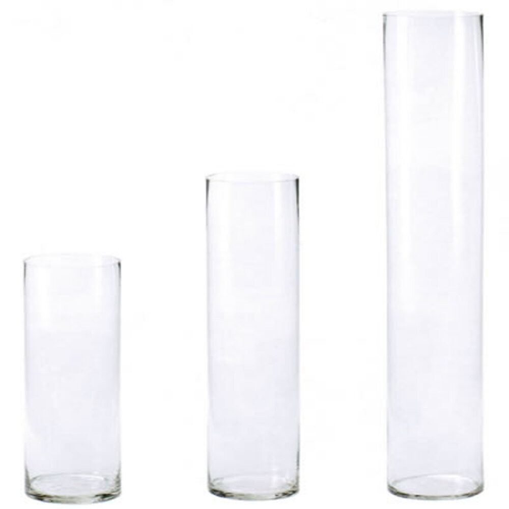 Acrylic Cylinder Vase Clear Round Plastic Wedding Table Flower