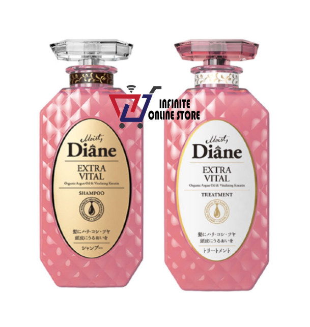 Gambar MOIST DIANE Extra Vital Shampoo   Treatment Set