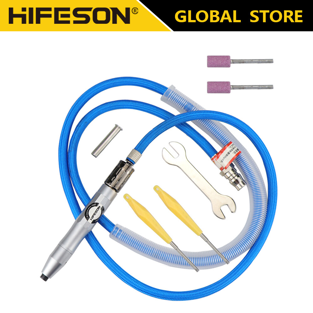 Hifeson bút mài khí nén 3a máy đánh bóng mini bút viết chữ máy khắc ngọc bích bút khắc gỗ dụng cụ không khí