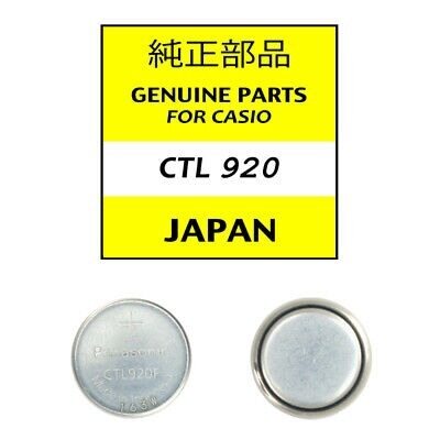 Panasonic Ctl1616 Solar Rechargeable Battery For Casio G-Shock