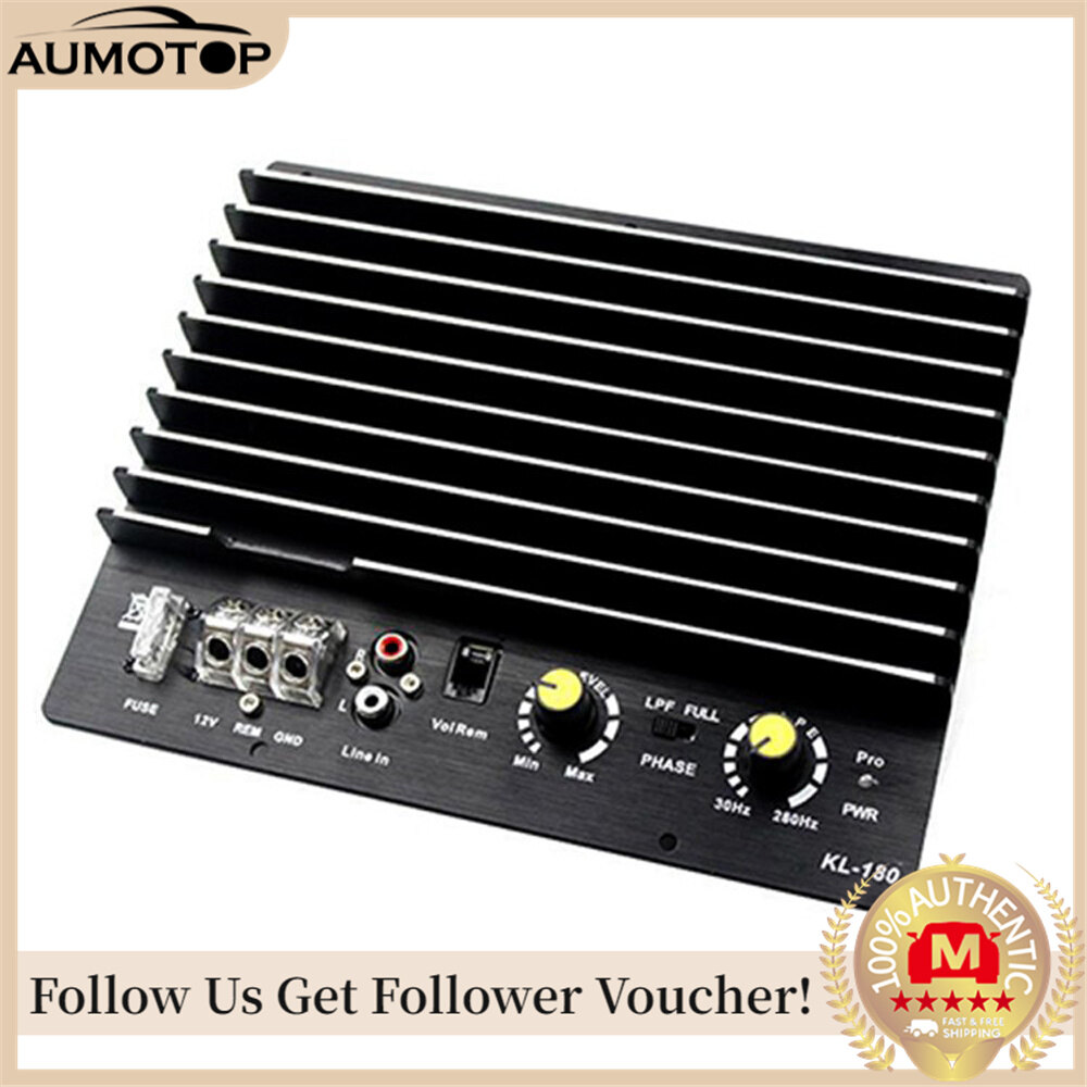 【COD/Ready】Bộ Khuếch Đại Công Suất Âm Thanh Xe Hơi 12V 1000W Loa Siêu Trầm Board Khuếch Đại Công Suất Bảng Khuếch Đại Âm Thanh Tự Làm Xe Máy Nghe Nhạc KL-180