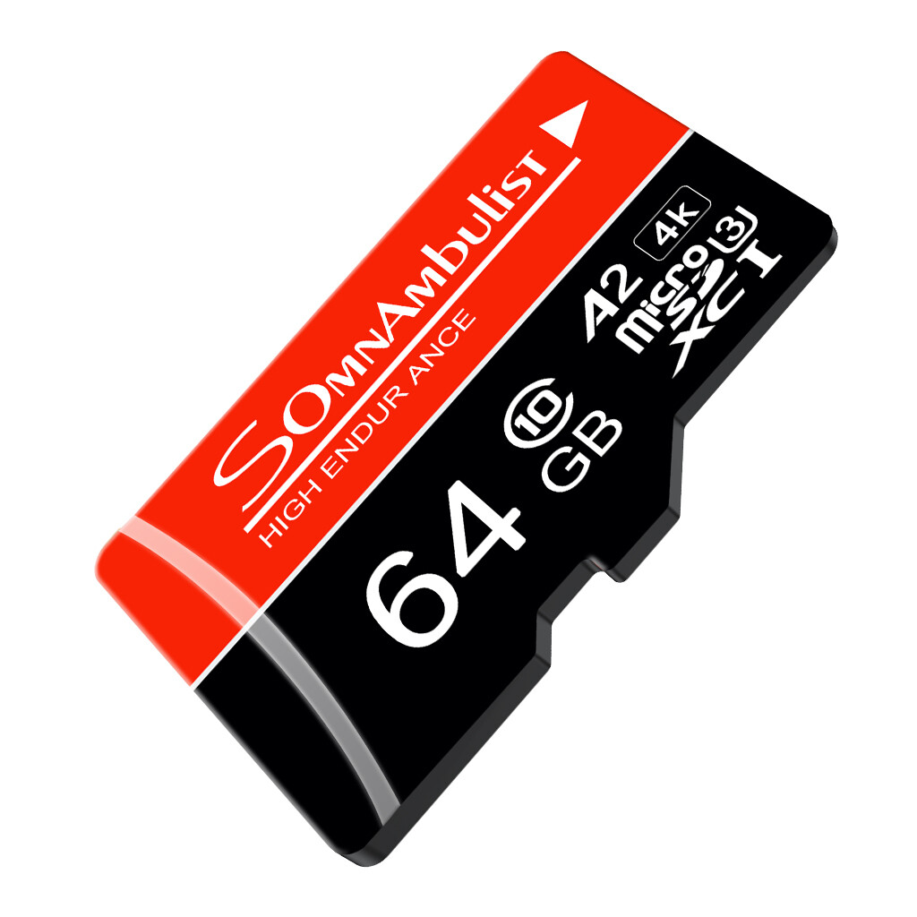 Somnambulist thẻ nhớ 32gb 64gb 128gb 256gb thẻ micro sd cho drone âm thanh giám sát 64gb micro sdhc class10 a2 u3 chính hãng 32gb 64gb 128gb 256gb thẻ tf