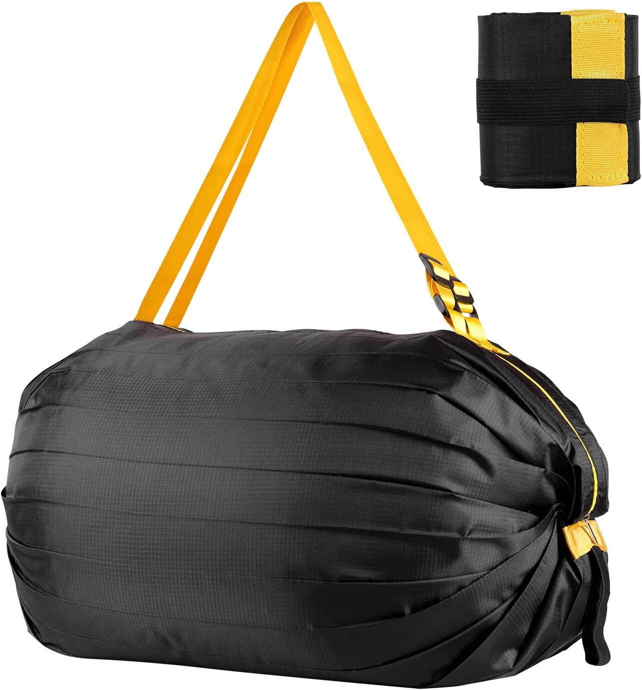 Reusable Grocery Bags Tote(Shoulder) Shopping Bag Foldable Large Capacity Reusable Bag With Adjustable Elastic Strap