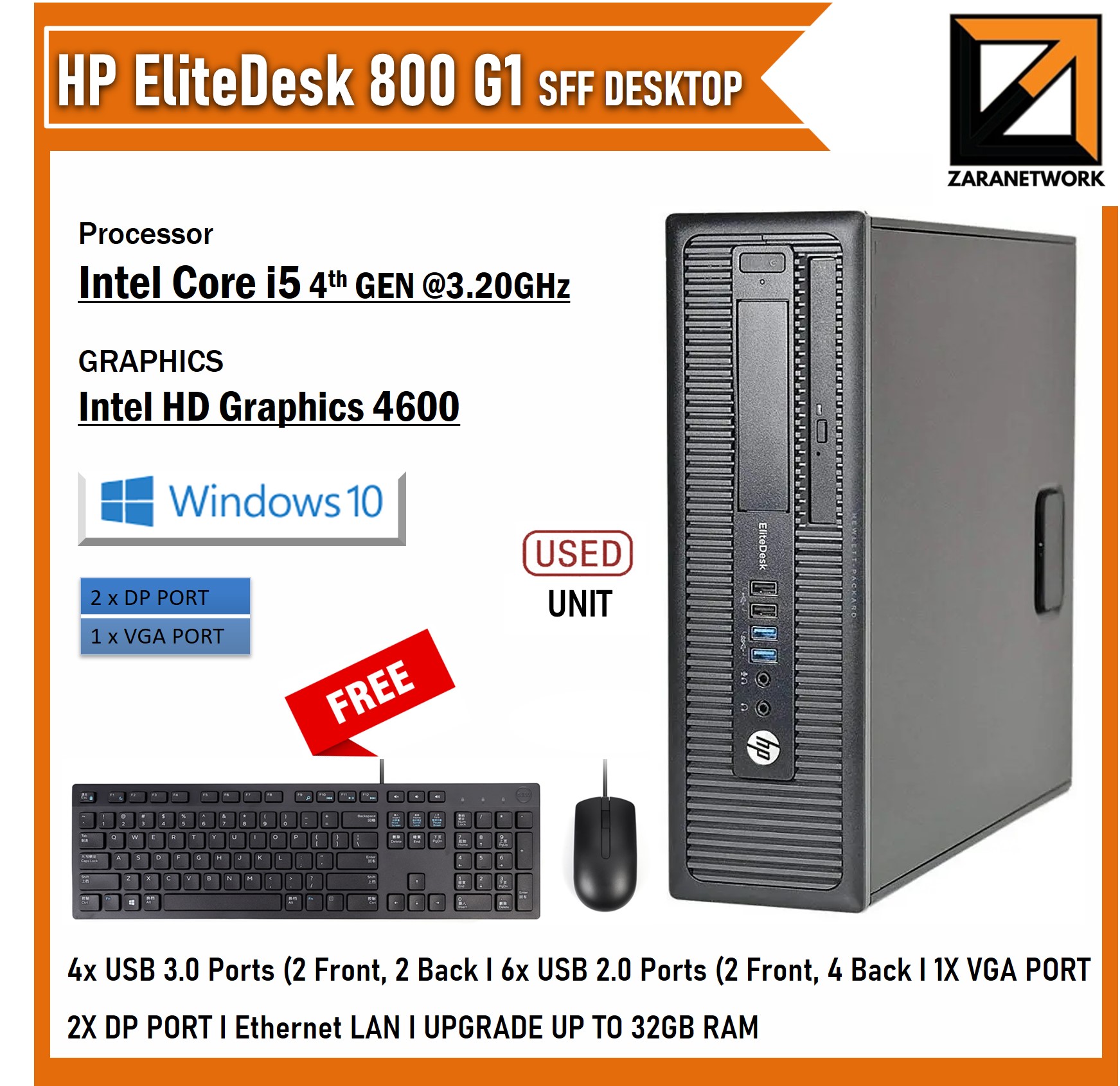 Processeur Intel Core I5-4570T D'occasion - Dual-Core 2,9 GHz, Socket 1150, Turbo Jusqu'à 3,6 GHz