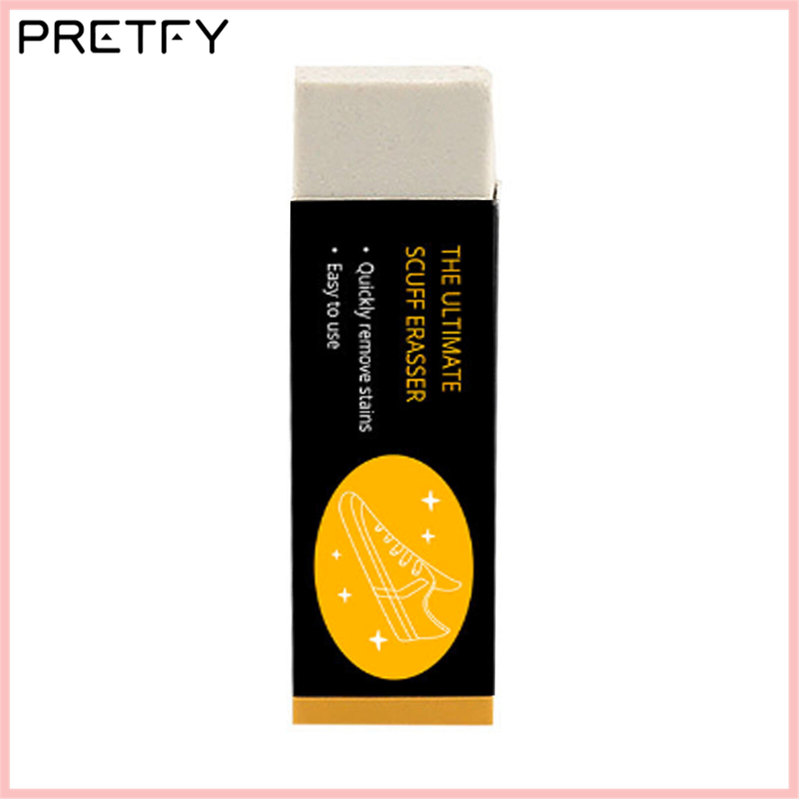 Pretfy tẩy cao su cho da lộn nubuck làm sạch vết bẩn giày đánh bóng giày da bàn chải làm sạch giày da phụ kiện lau và chăm sóc