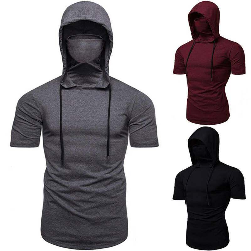 short sleeve hoodie gym