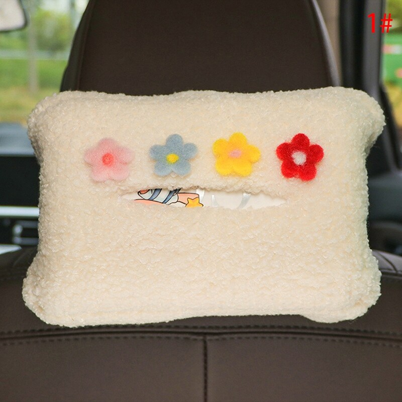 Gambar CW PortableTissuePlush Animals Cute Napkin Tissue Paper HolderStyling PaperCase Napkin Paper Holder