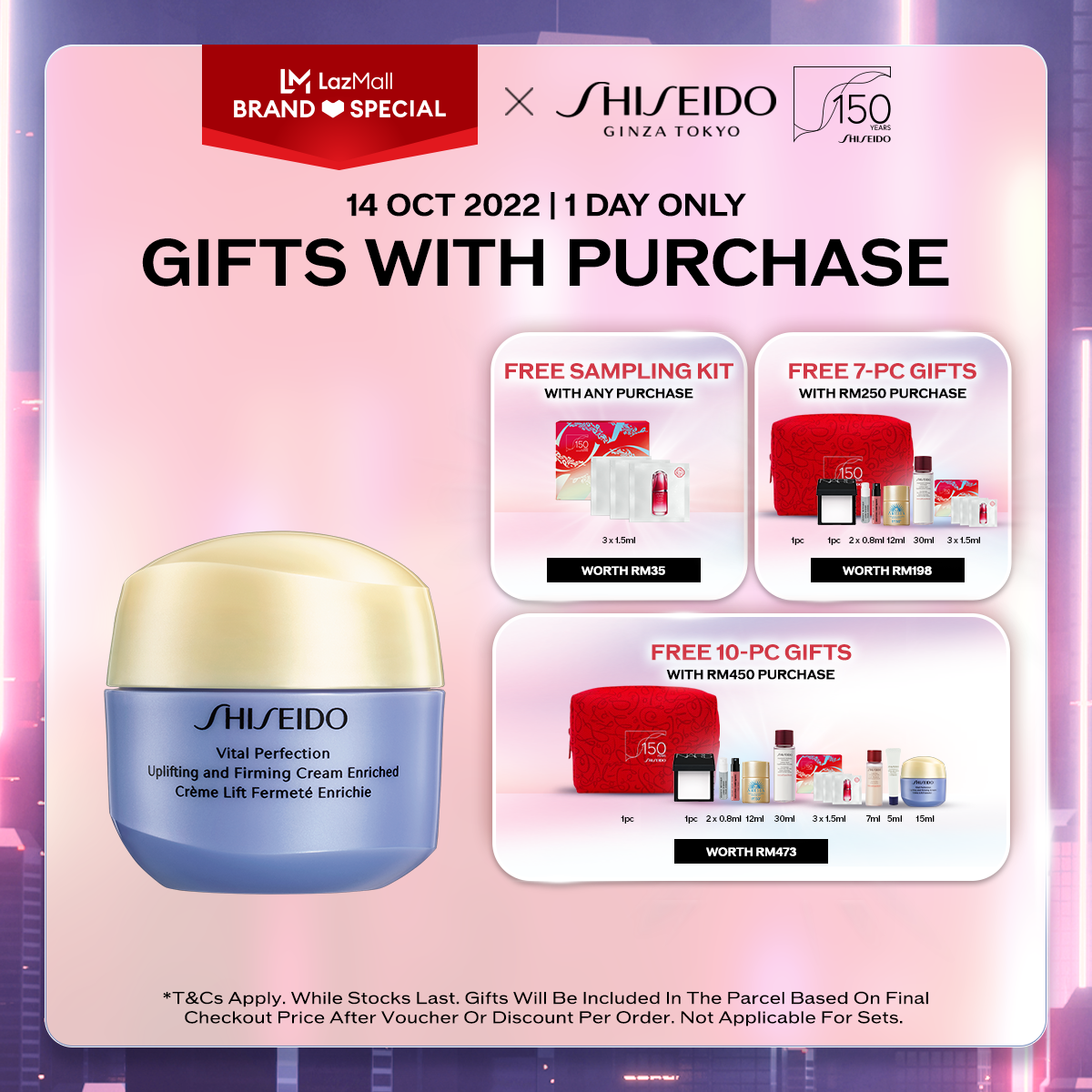 Gambar Shiseido Vital Perfection Cream Enriched 20ml