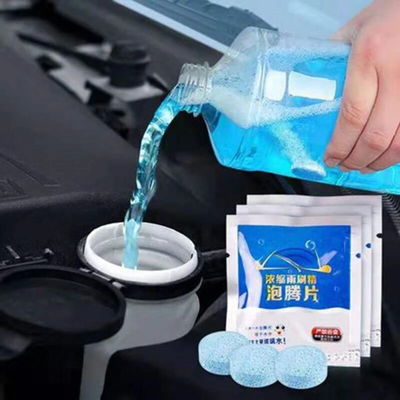 40 chiếc khăn lau cửa sổ nhà vệ sinh nhà vệ sinh xe hơi viên nén sủi bọt dụng cụ vệ sinh kính chắn gió thanh gạt nước kính chắn gió khăn lau chắc chắn