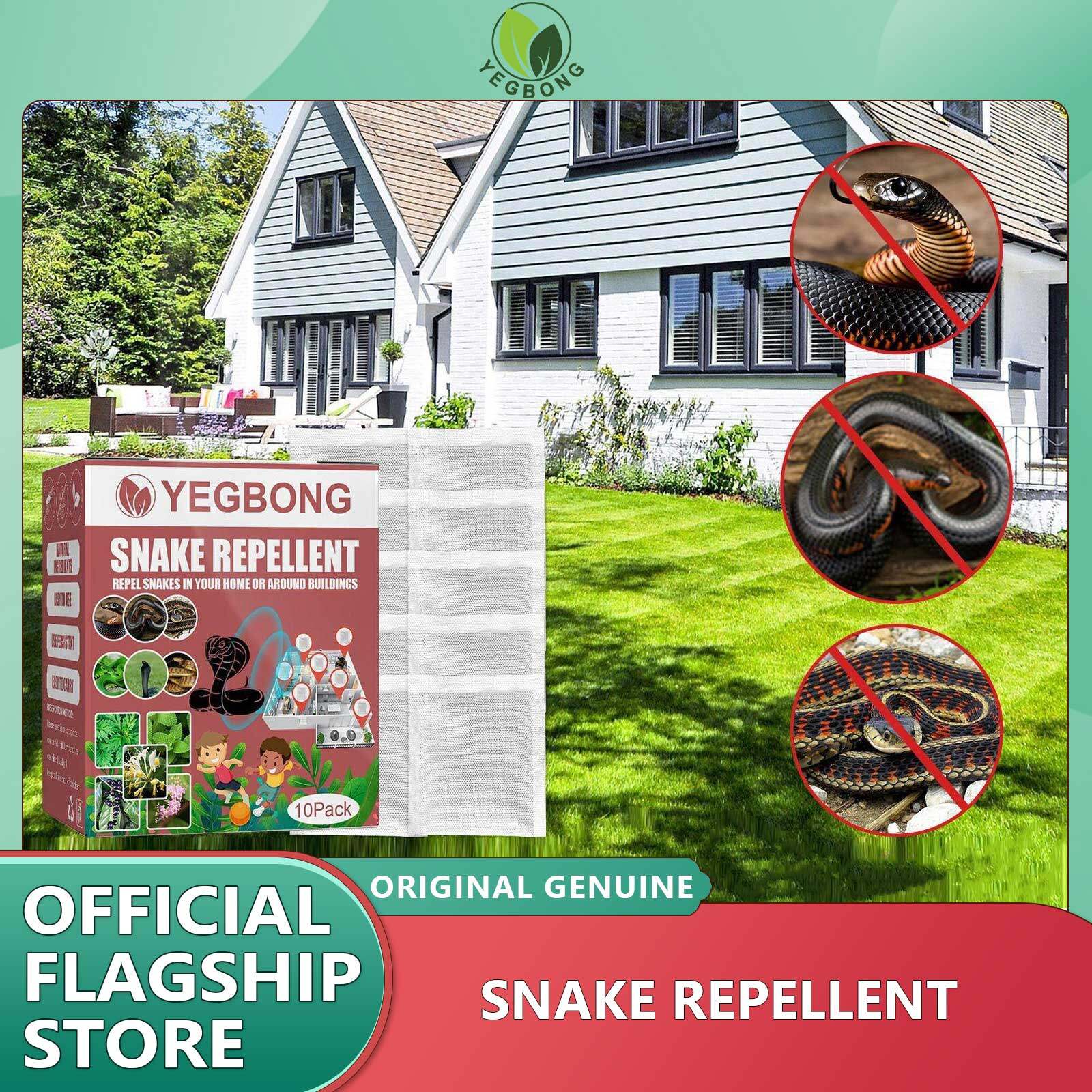 YEGBONG Snake Repellents Snake Repelling Bags For Outdoors Snake Away Repellent Mosquito Repellent Sachet For Camping Garden Snake Away Repellents Anti-snake For Repelling Outdoors Indoor Snakes Yard Lawn Garden Camping Fishing - ยี่ห้อ YEGBONG ราคา 151 บาท*ส่งฟรี