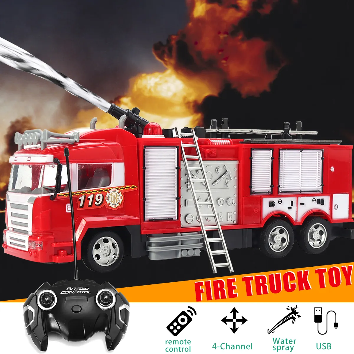 remote fire truck