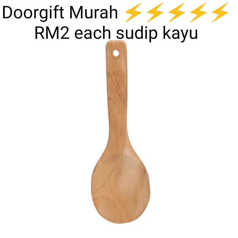 Gambar 200 Pcs RM2 Doorgift Goodies Senduk Kayu for Wedding Event