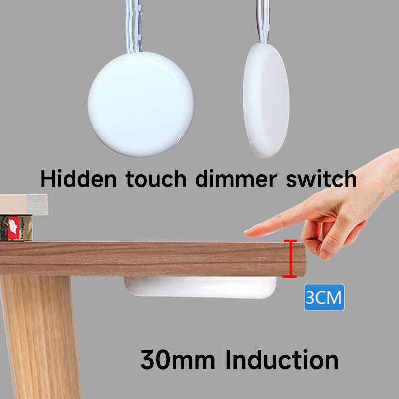 Tấm/tấm gạch thủy tinh nhựa acrylic bằng gỗ xuyên thấu 30mm công tắc cảm biến đèn led cảm biến cảm ứng 3.7 ~ 24v điều khiển điều chỉnh độ sáng công tắc cảm ứng ẩn công tắc điều chỉnh độ sáng cho nhà thông minh dải đèn led