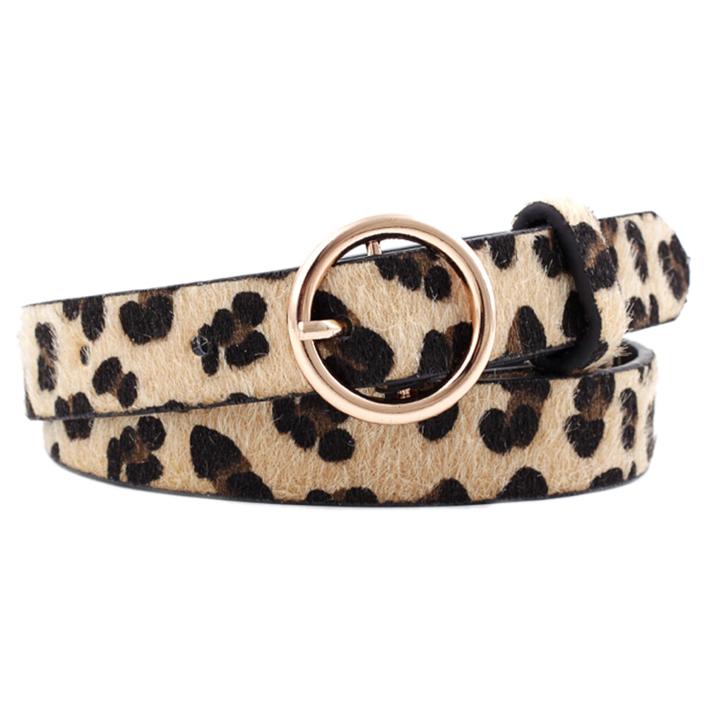 leopard waist belt