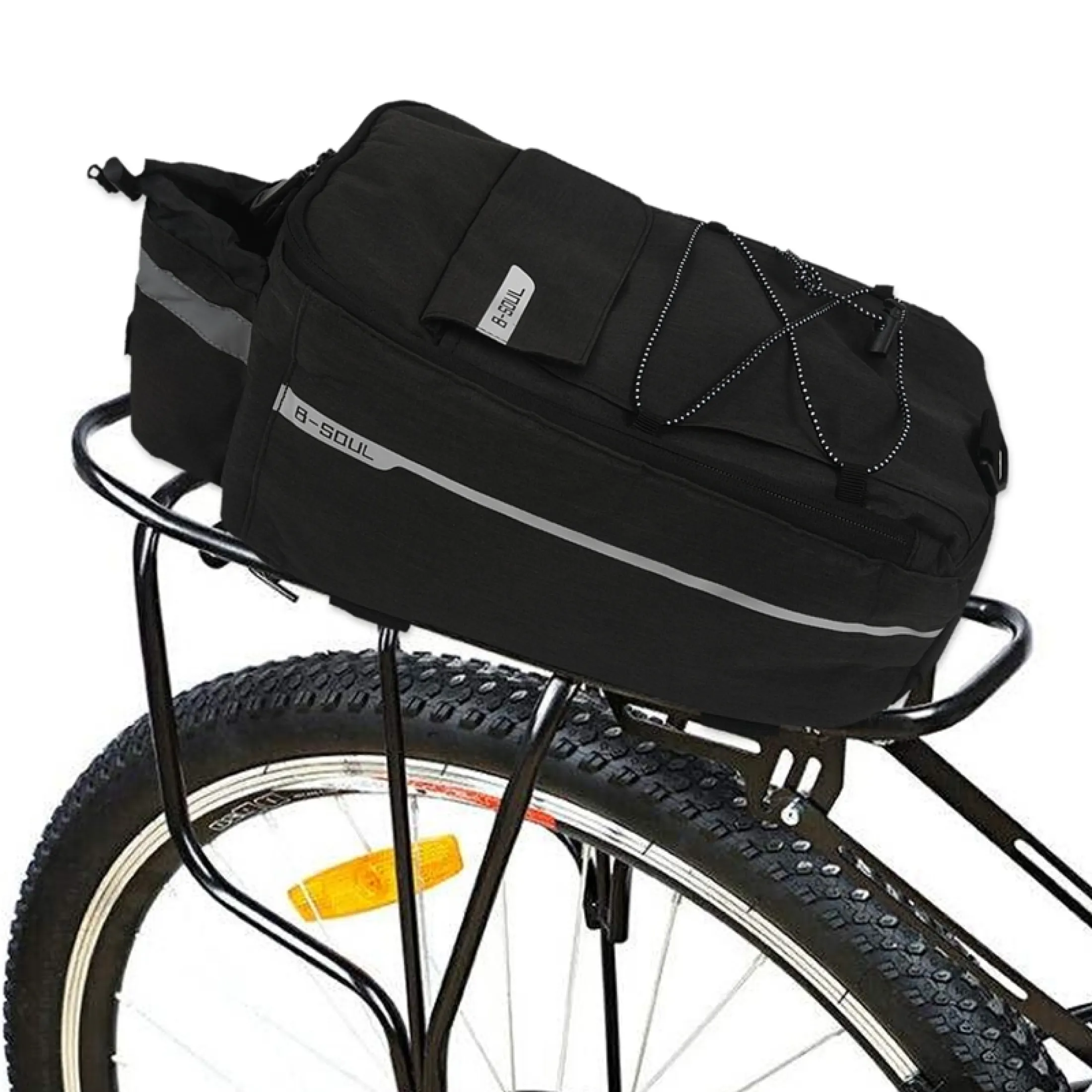 B-SOUL Insulated Trunk Cooler Bag Cycling Bicycle Rear Rack Storage Luggage Bag