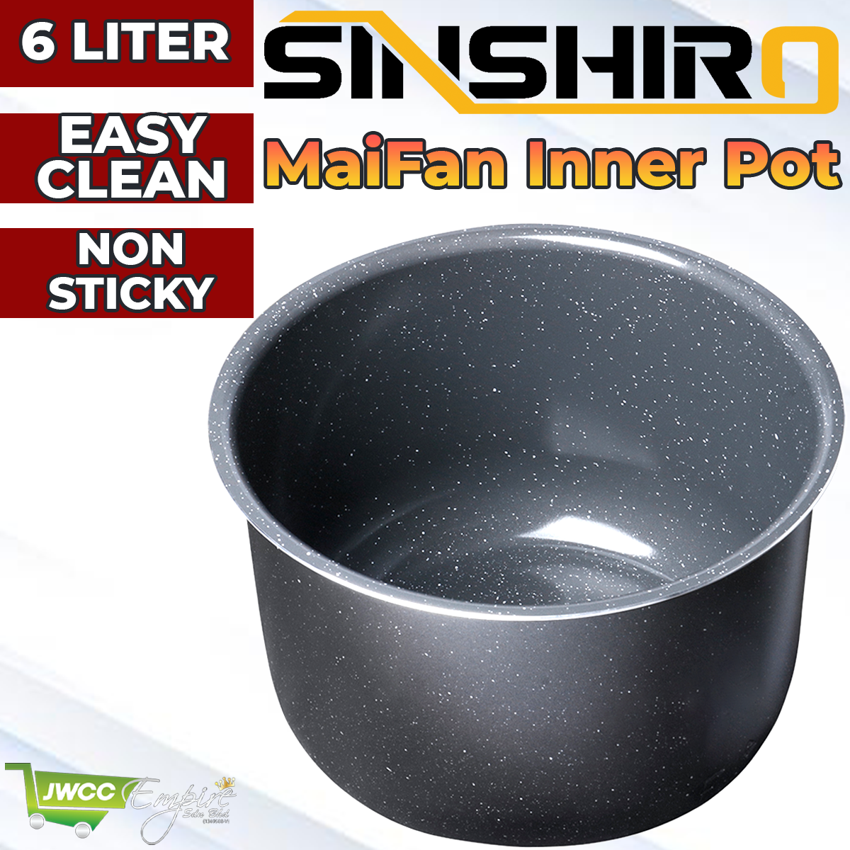 Gambar SINSHIRO MaiFan Inner Pot Medical Stone Coating 6L