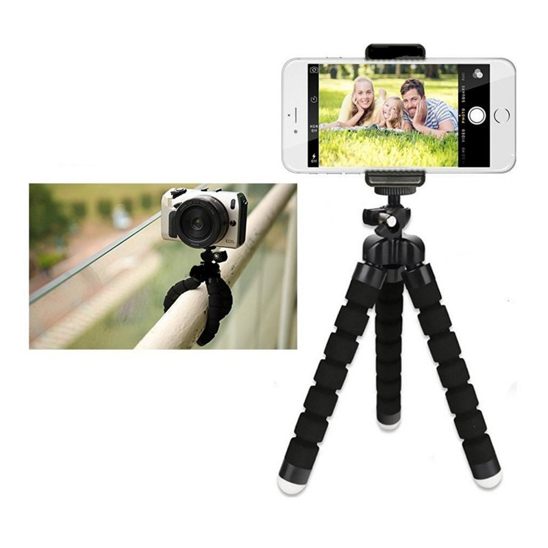 1pcs phổ linh hoạt chân máy mini ba chân xách tay giá đỡ kiểu bạch tuộc khung gắn chủ monopod cho điện thoại di động máy ảnh máy quay phim