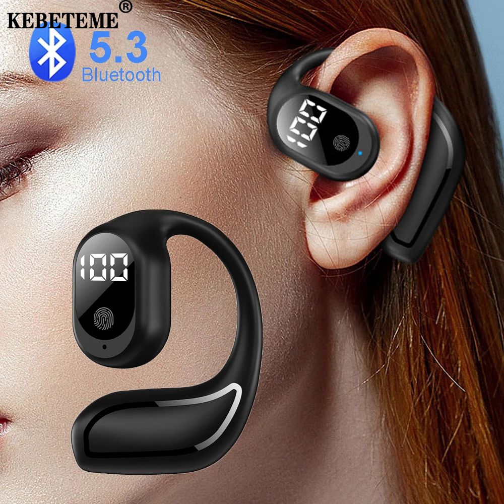 KEBETEME TWS Bluetooth 5.3 Headphone Ear