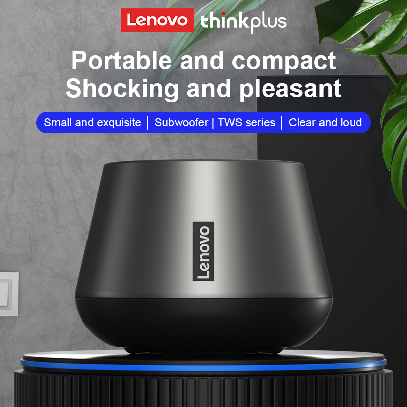 Lenovo K3pro New Mini Bluetooth Speaker Wireless Portable Mirror speaker With Microphone Stereo Sound Support USB/AUX for home outdoor and meeting ราคา 359 บาท*ส่งฟรี
