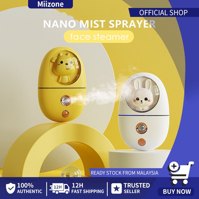 Gambar [MALAYSIA READY STOCK] 35ml Cute Pet Nano Water Mist Spray Facial Steamer USB Rechargeable Nano Sprayer Facial Mist Spray Steamer USB Humidifier Deep Hydrating Cold Sprayer Facial Nebulizer Beauty Skin Care Tool