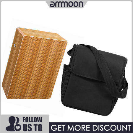 Cajon Box Drum with Strap Carry Bag - Travel-Friendly Percussion