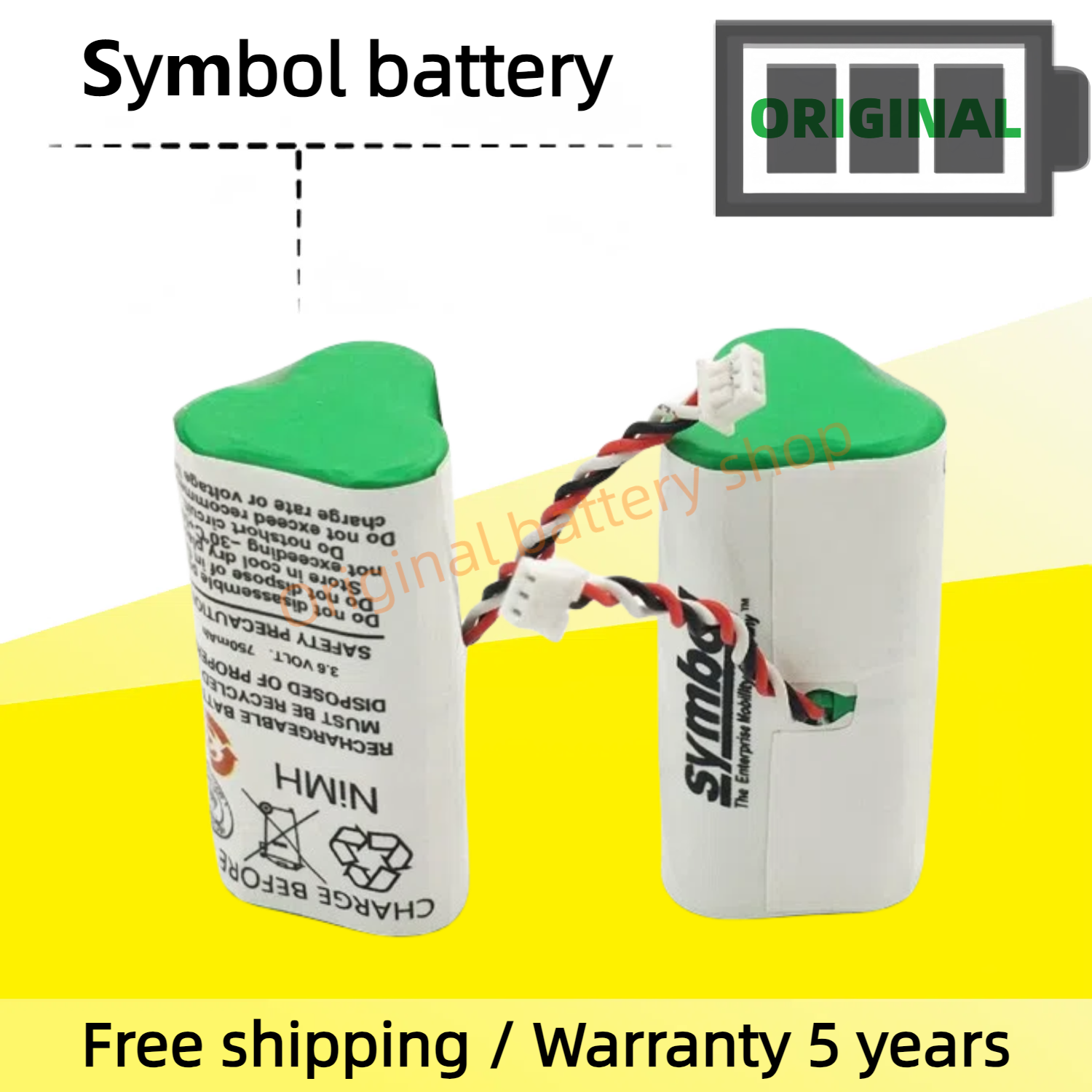 MOTOROLA SYMBOL chính hãng xunbao ls4278 LI4278 ds6878 ds6878sr pin máy quét mã vạch pin 3.6V 800mAh