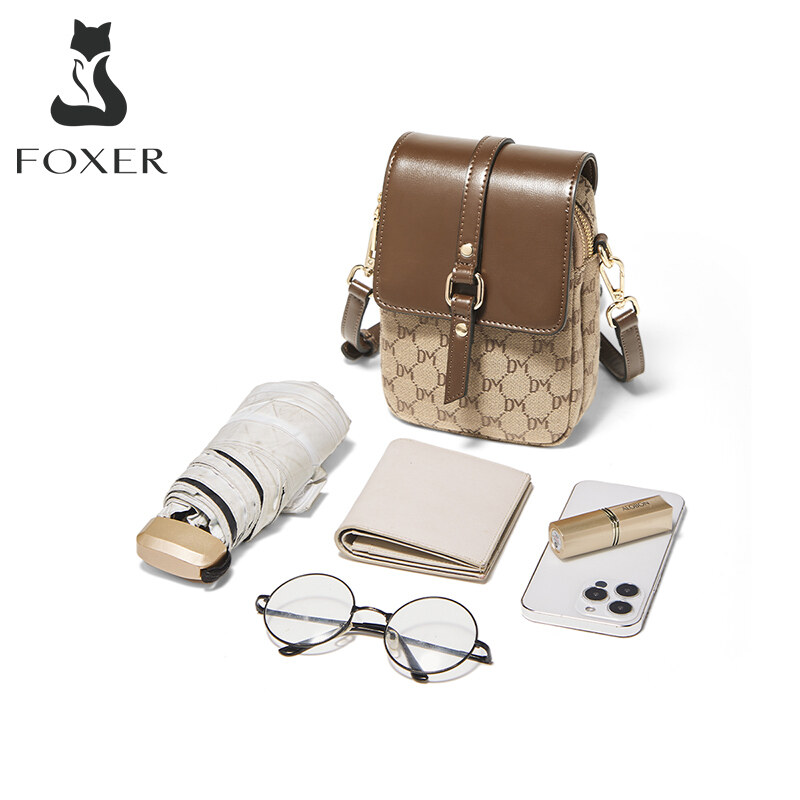 Foxer brand cellphone bag sling bag for women Cross Body & Shoulder Bags