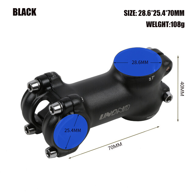 UNO Xe Đạp Hợp kim nhôm thân 6061-T6 dụng cụ nâng tay lái xe đạp phù hợp cho 28.6mm phía trước ngã b