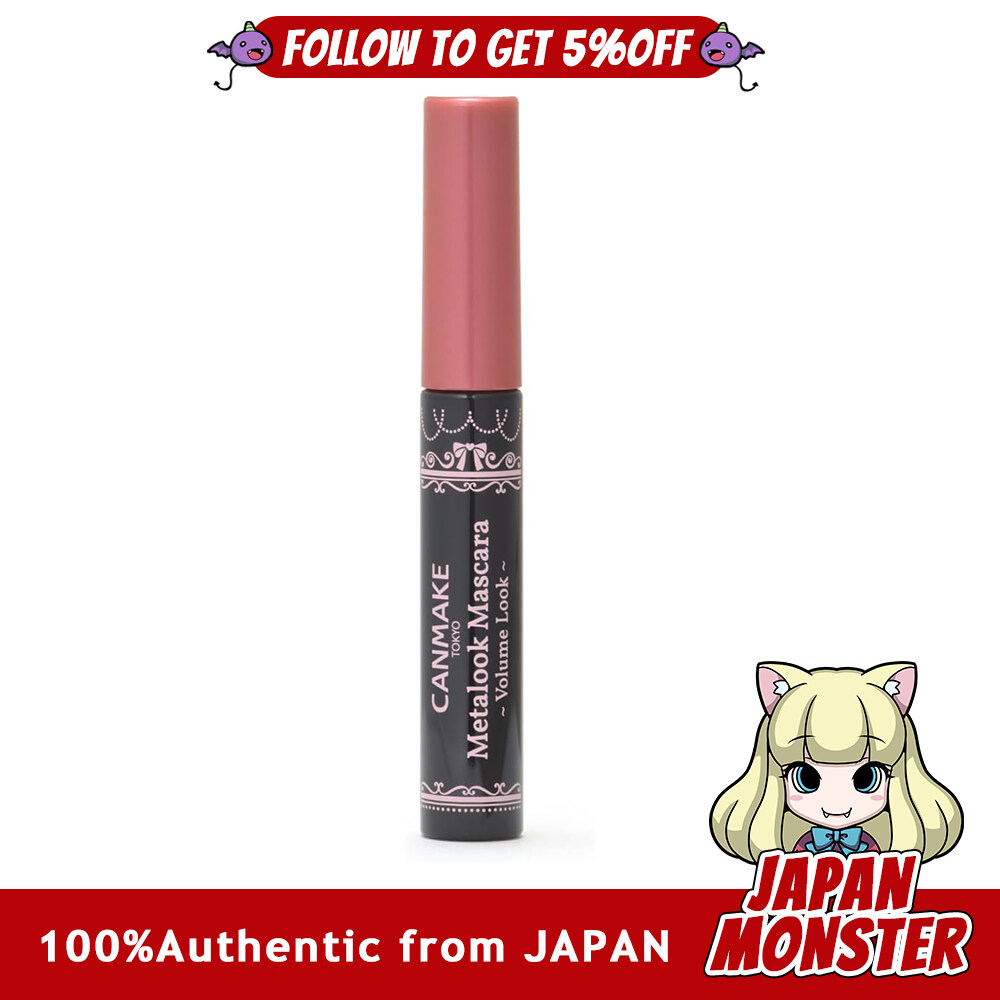 Canmake Metalook Mascara Volume Look V01 Black 4.0g Mascara Metal Comb Bundled Eyelashes Volume Type Curl Up Curl Keep Japan