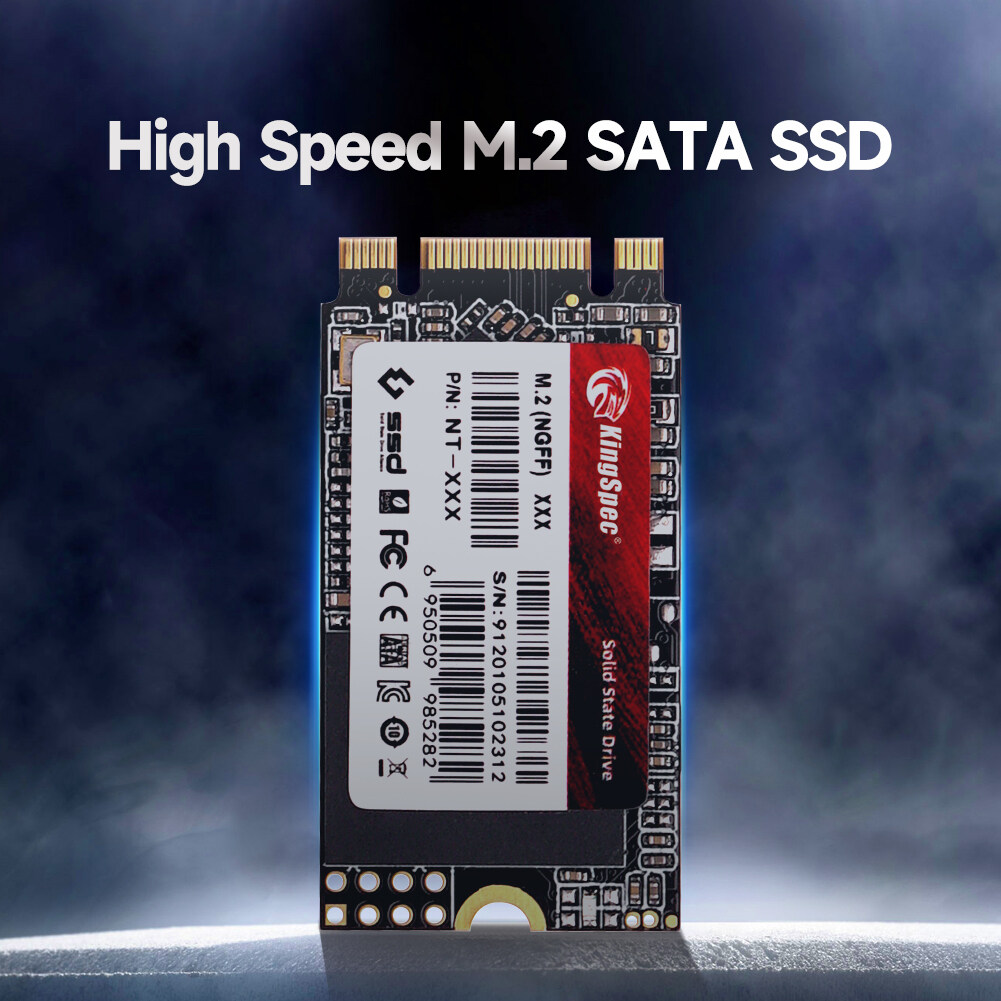 KingSpec M.2 SSD 2242 NGFF Ổ Đĩa Thể Rắn Bên Trong 128GB Gb/giây SATA 6 Ổ Đĩa Thể Rắn M.2 Cho Ultrab