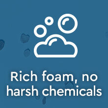 Puracy Natural Body Wash: Citrus & Sea Salt - Rich foam, no harsh chemicals