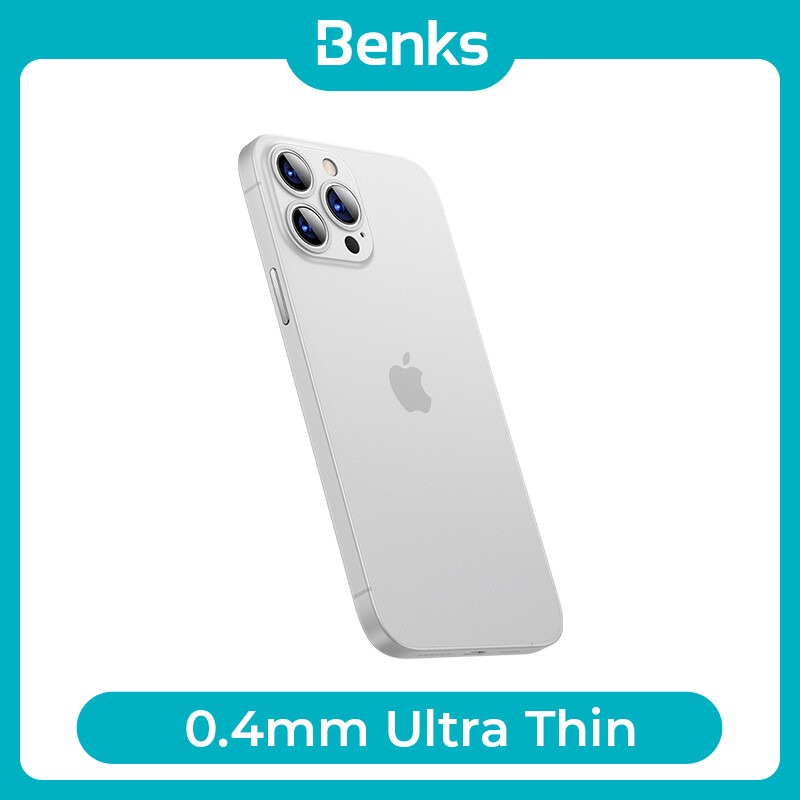 Benks Vỏ bảo vệ toàn bộ chống vân tay PP chống vân tay Ốp điện thoại cho Iphone 14 + 14Promax siêu mỏng 0.4mm