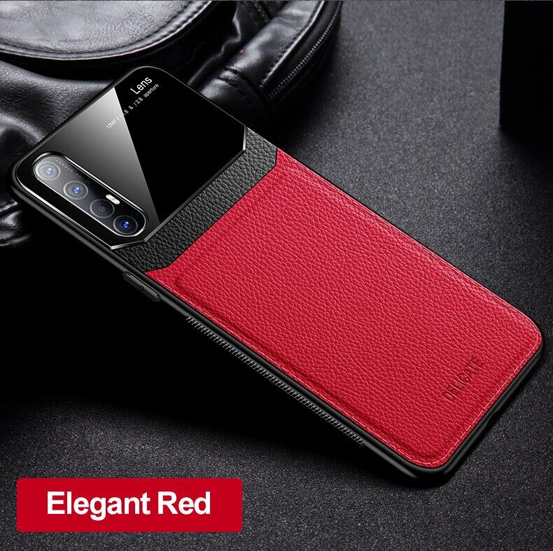 XUANYAO Cases For OPPO Reno3 Case Hard Leather Plexiglass Cover For OPPO Reno3 Pro Case Slim Silicone Soft Frame Acrylic Cover (15)