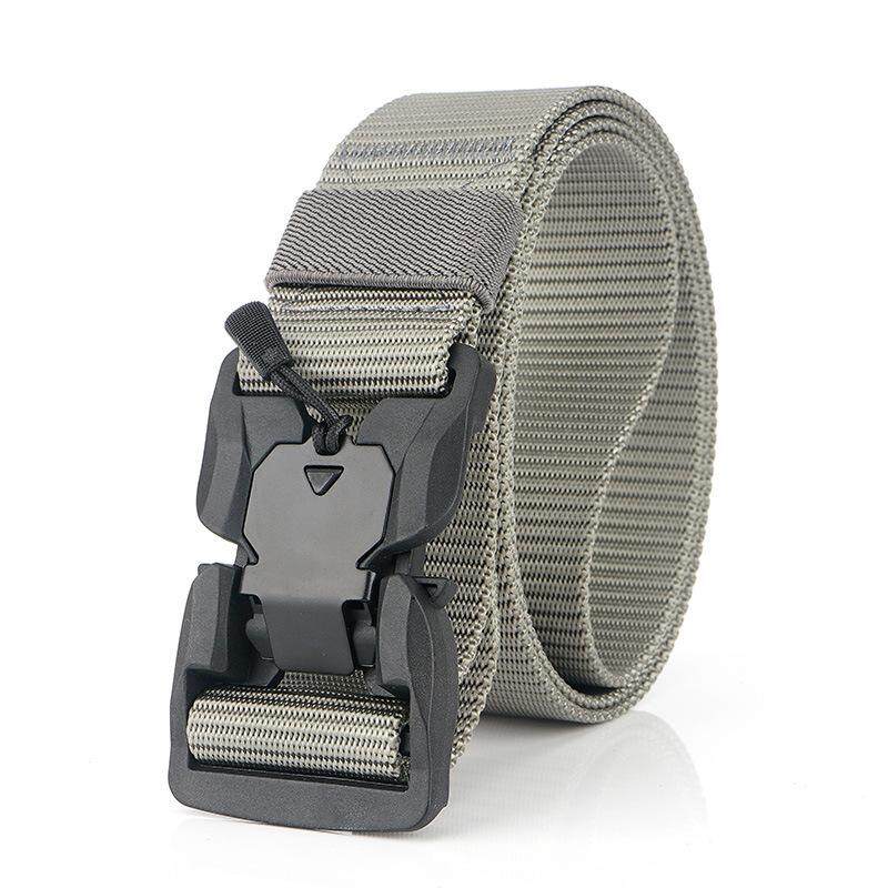Military Tactical Belt Quick Release Nylon Military Style Outdoor Training Belt with Metal Buckle 7 Colors Optional