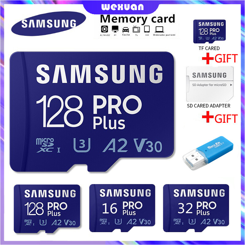 Camera hành trình cctv camera ip thẻ nhớ điện thoại thẻ nhớ sd thẻ nhớ micro sd tf class10 microsd 16gb/32gb/64gb/128gb a1 120 mb/giây chính hãng samsung