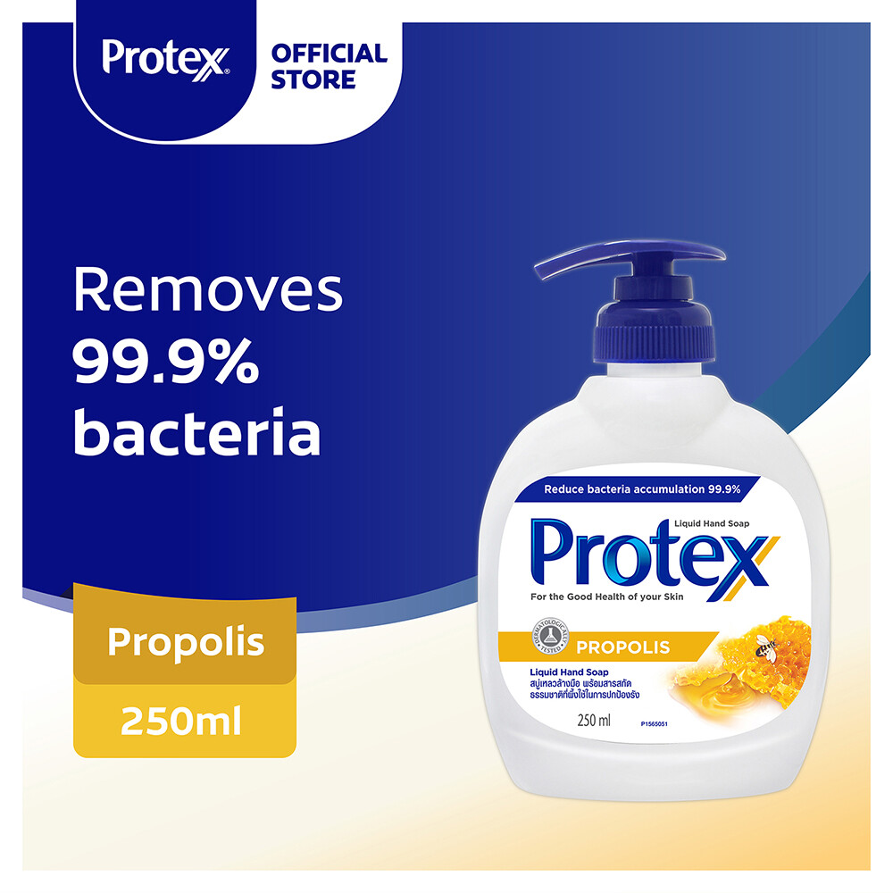 Gambar Protex Antibacterial Liquid Hand Soap Propolis 250ml [Bundle of 3]